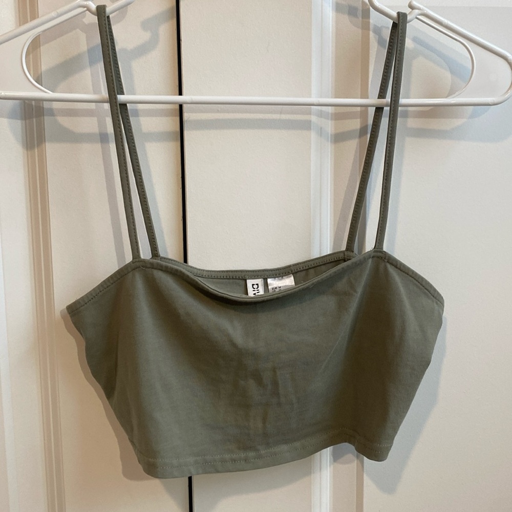 Divided Cropped Tank